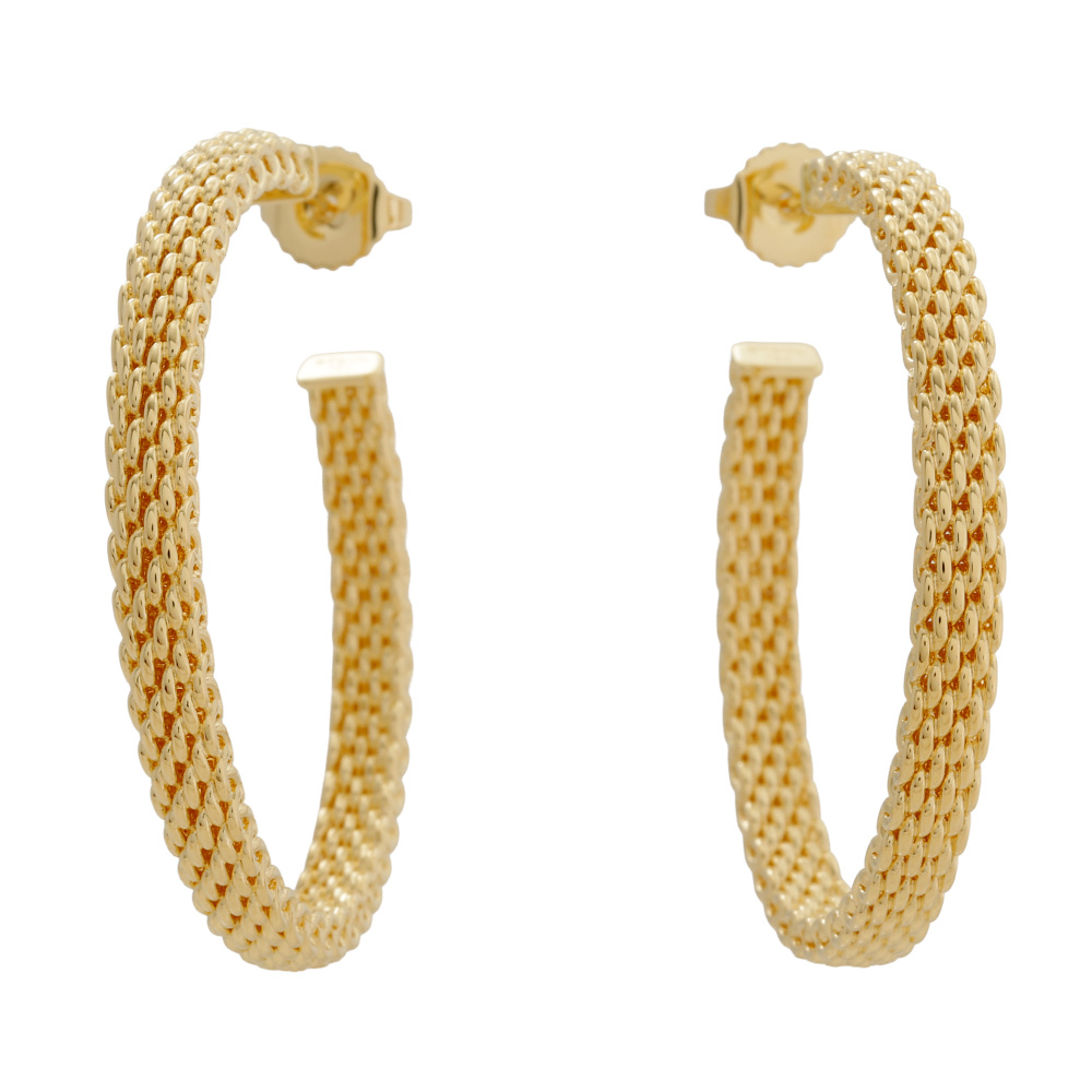 Tiffany & Co. Somerset Earrings 18K Yellow Gold