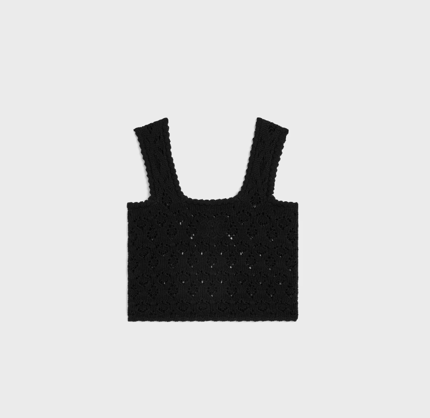 CELINE top IN cotton pointelle