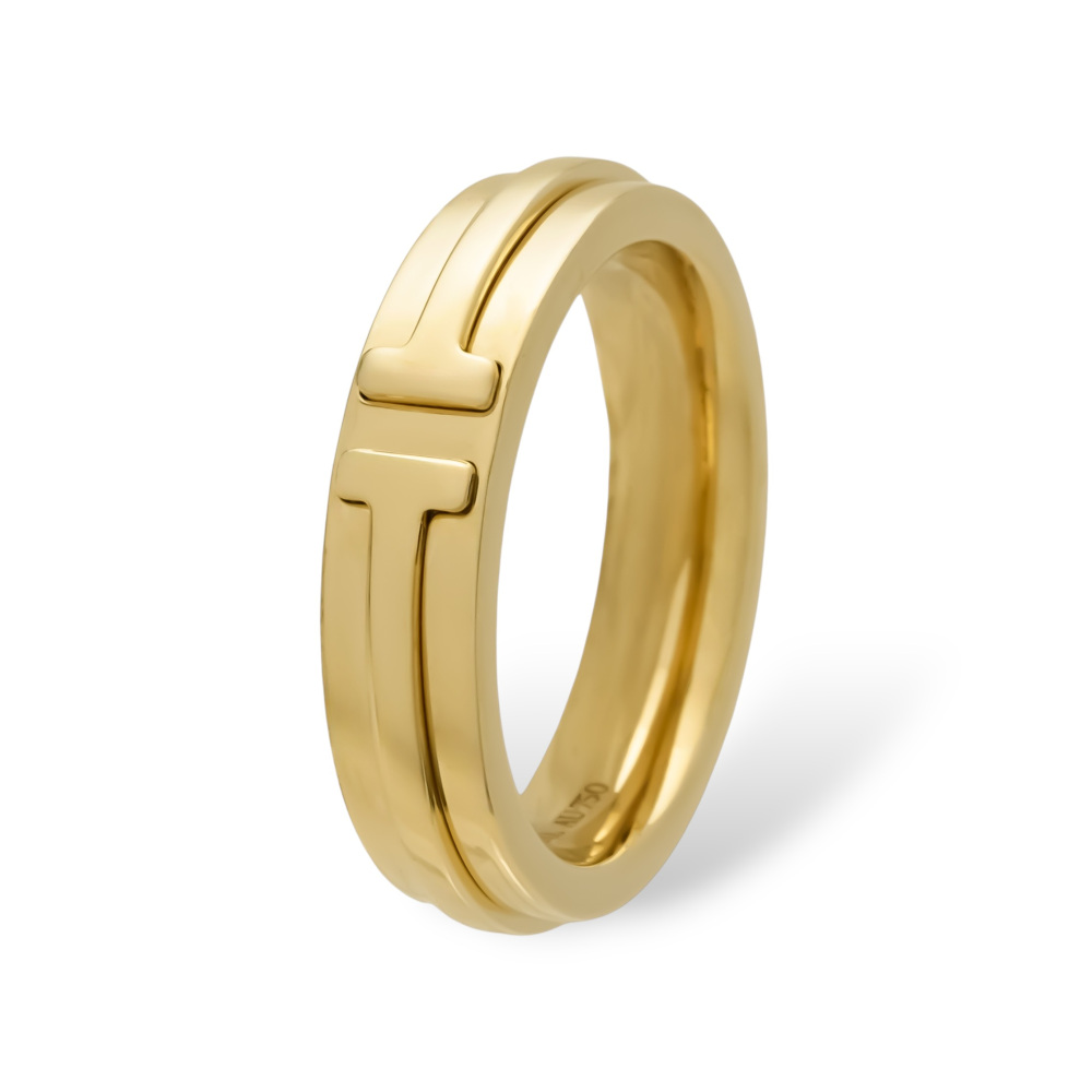 Tiffany & Co. Tiffany T Two Ring 18K Yellow Gold