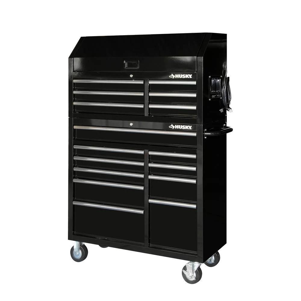 2026 41 in. 16-Drawer Tool Chest and Cabinet Combo in Gloss Black
