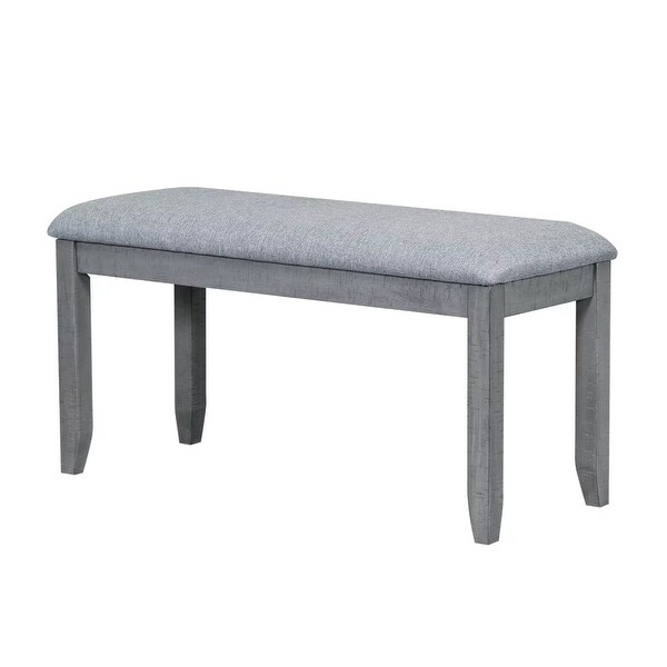 Extendable Dining Table Set with Removable Leaf,4 Upholstered Chair