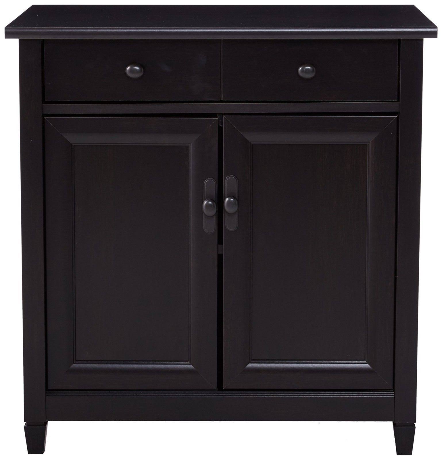 Sauder Edge Water Utility Stand | Estate Black