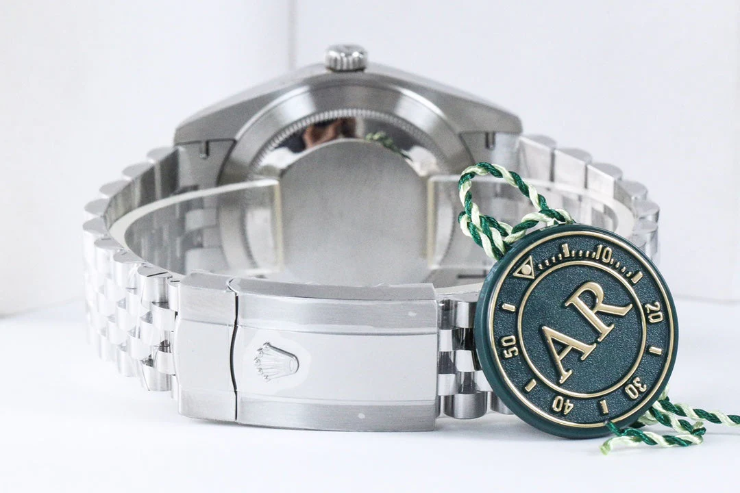 DATEJUST 36MM SILVER BLACK DIAL
