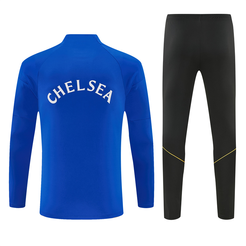 Chelsea 26/27 Half Zipper Training Suit - Blue