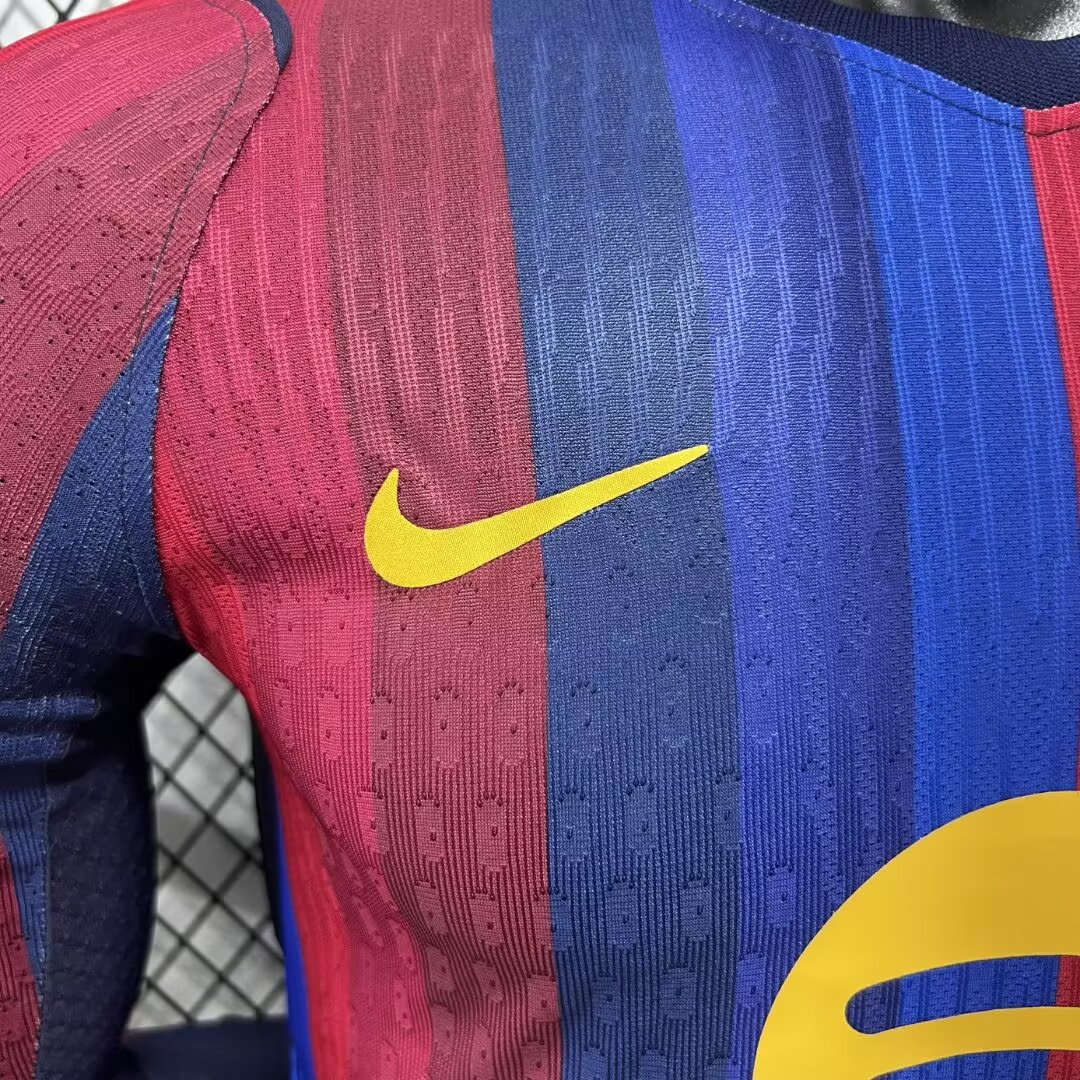 Player Version Barcelona 26/27 Home Long Sleeves S-3XL