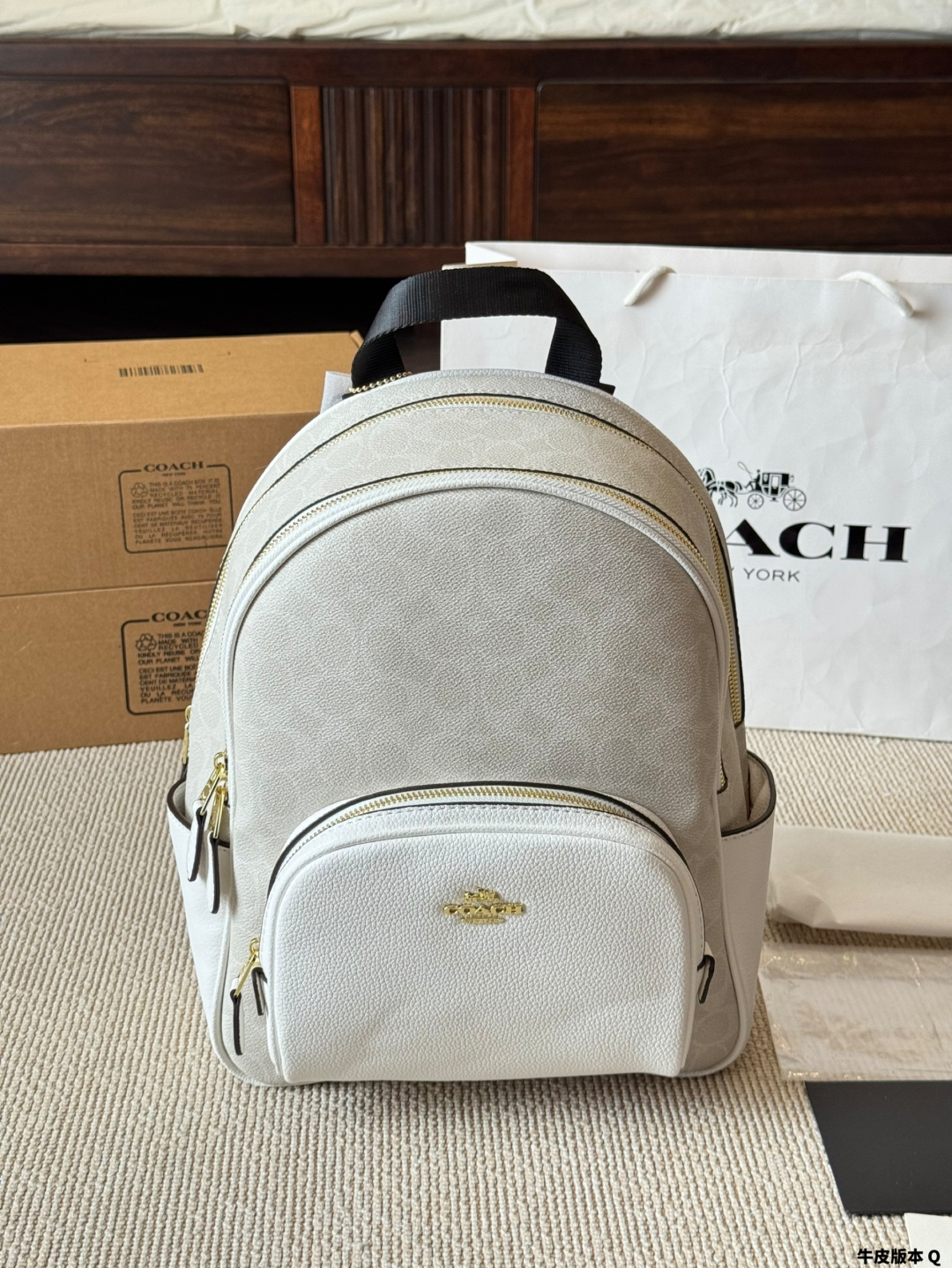 Coach classic medium Court backpack - cnluxepick