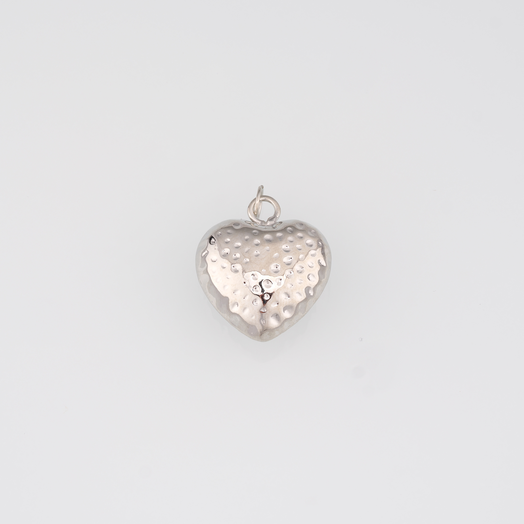 18K Gold Filled Heart Pendant,Dainty Heart Charm Earrings Necklace for DIY Jewelry Making Supply