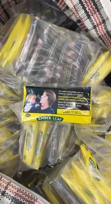 Amber Leaf Hand Rolling Tobacco 50Gx5 Packs（Belgian Version）