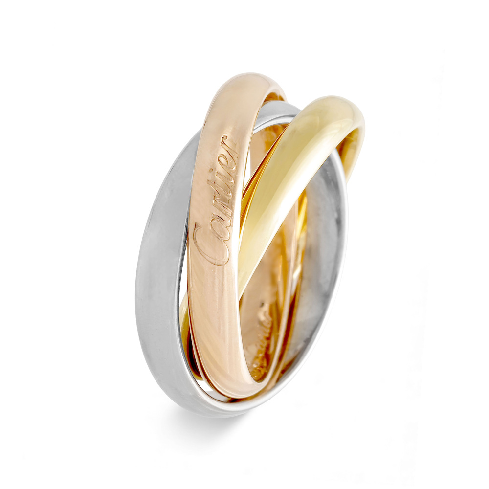 Cartier Trinity Ring Tri-Gold B4234200