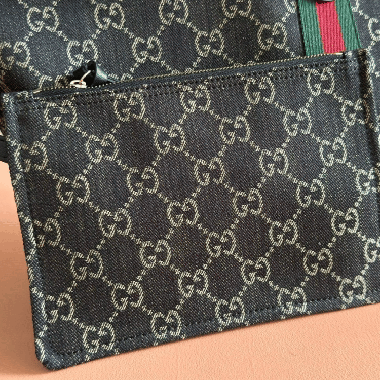 ‎Gucci Gg Ophidia Giglio Tote Shoulder Bag Black ‎9.8 Inches 853971 FAFYU 1155