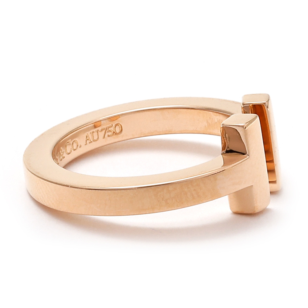 Tiffany & Co. T Square Ring 18K Rose Gold 60147412
