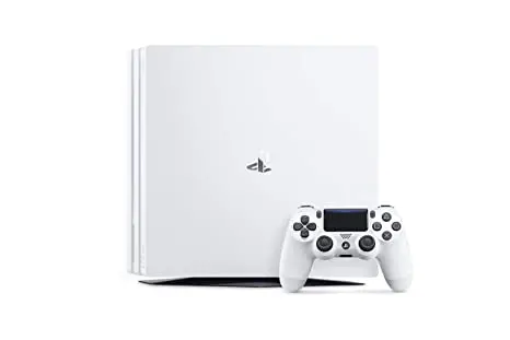 PS4 Pro 1TB Gaming Console – White Edition with HDR, Faster Processing, and Backward Compatibility