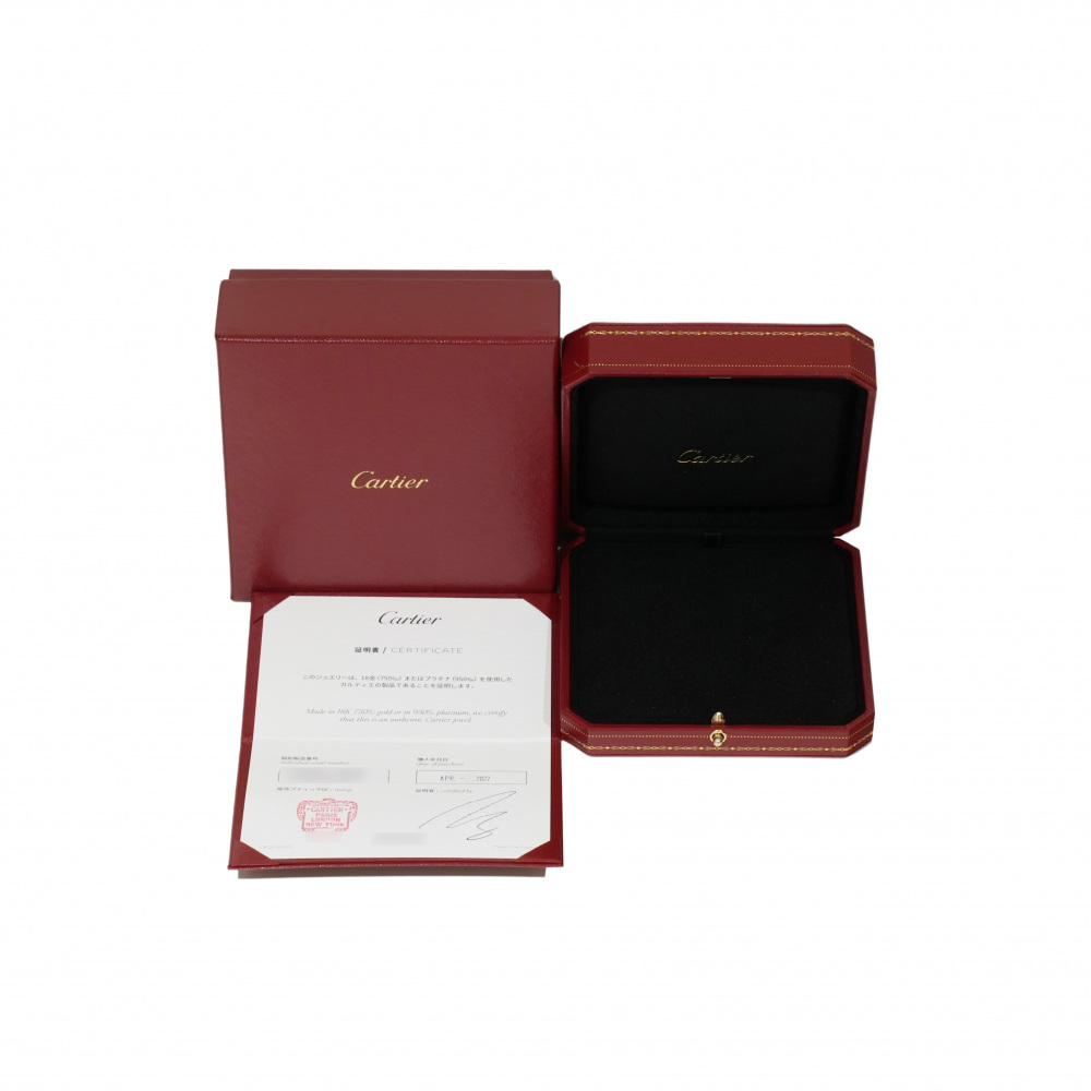 Cartier Trinity Necklace Tri-Gold Diamond B7223500