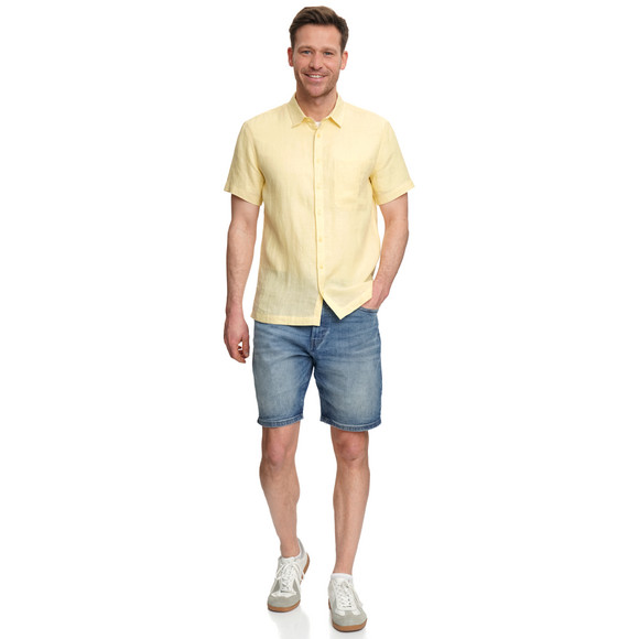 VanVaan Herren Regular-Jeansshorts in Denim-Optik