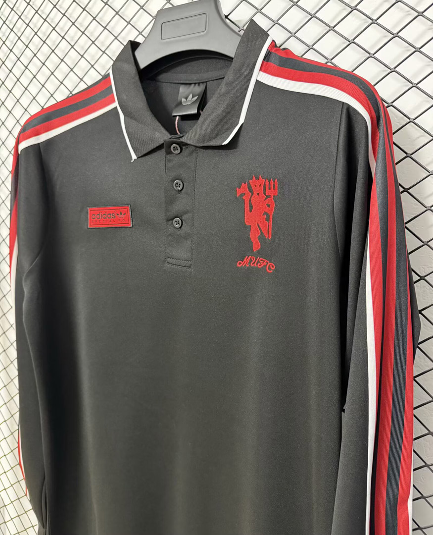 26/27 Manchester United SPZL FC Long Sleeve Polo Shirt S-XXL