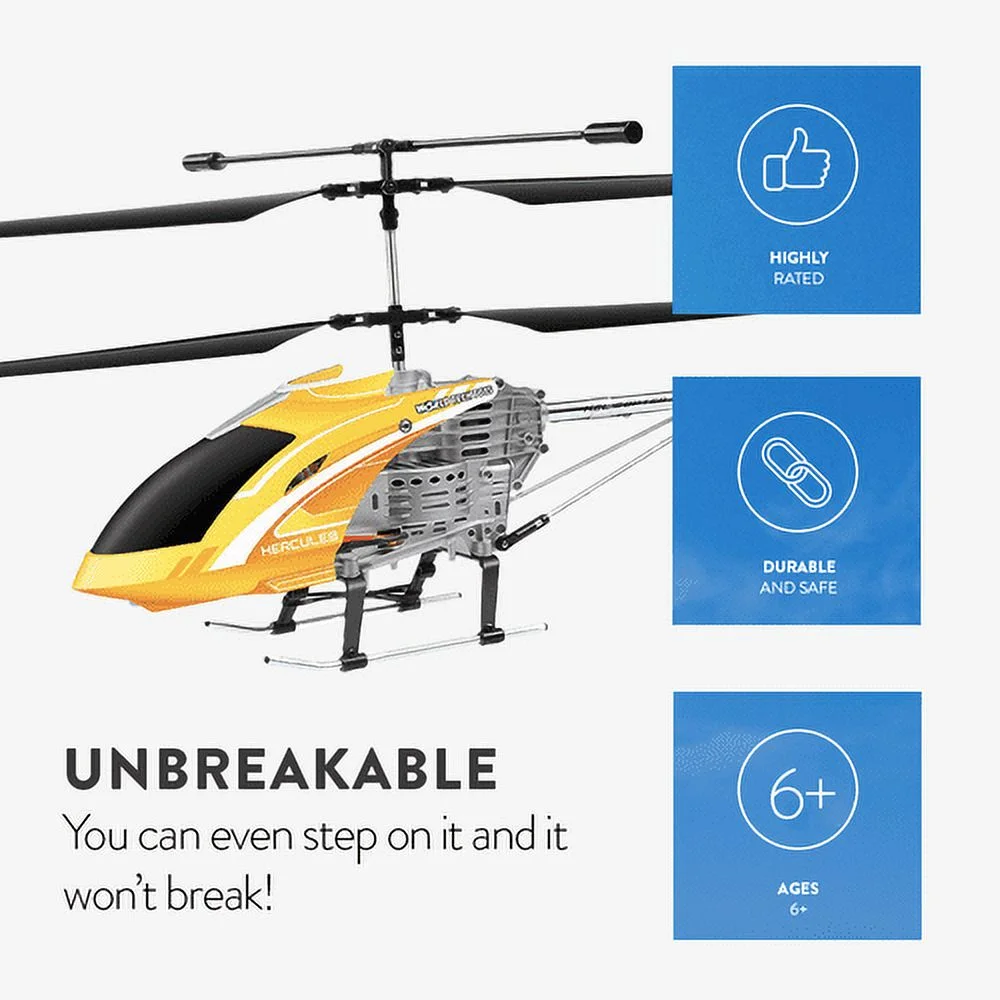 Hercules Unbreakable 3.5CH RC Helicopter (Color May Vary)