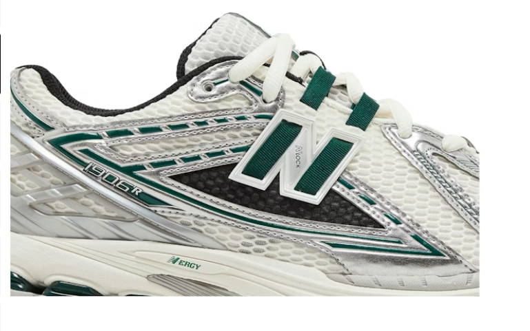 New Balance 1906R Silver Metallic Nightwatch Green M1906REU Casual Running Shoes