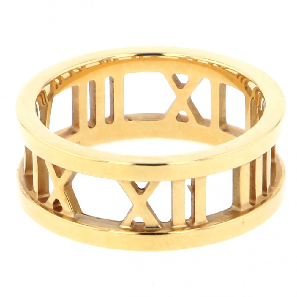 Tiffany & Co. Atlas Open Ring 18K Yellow Gold
