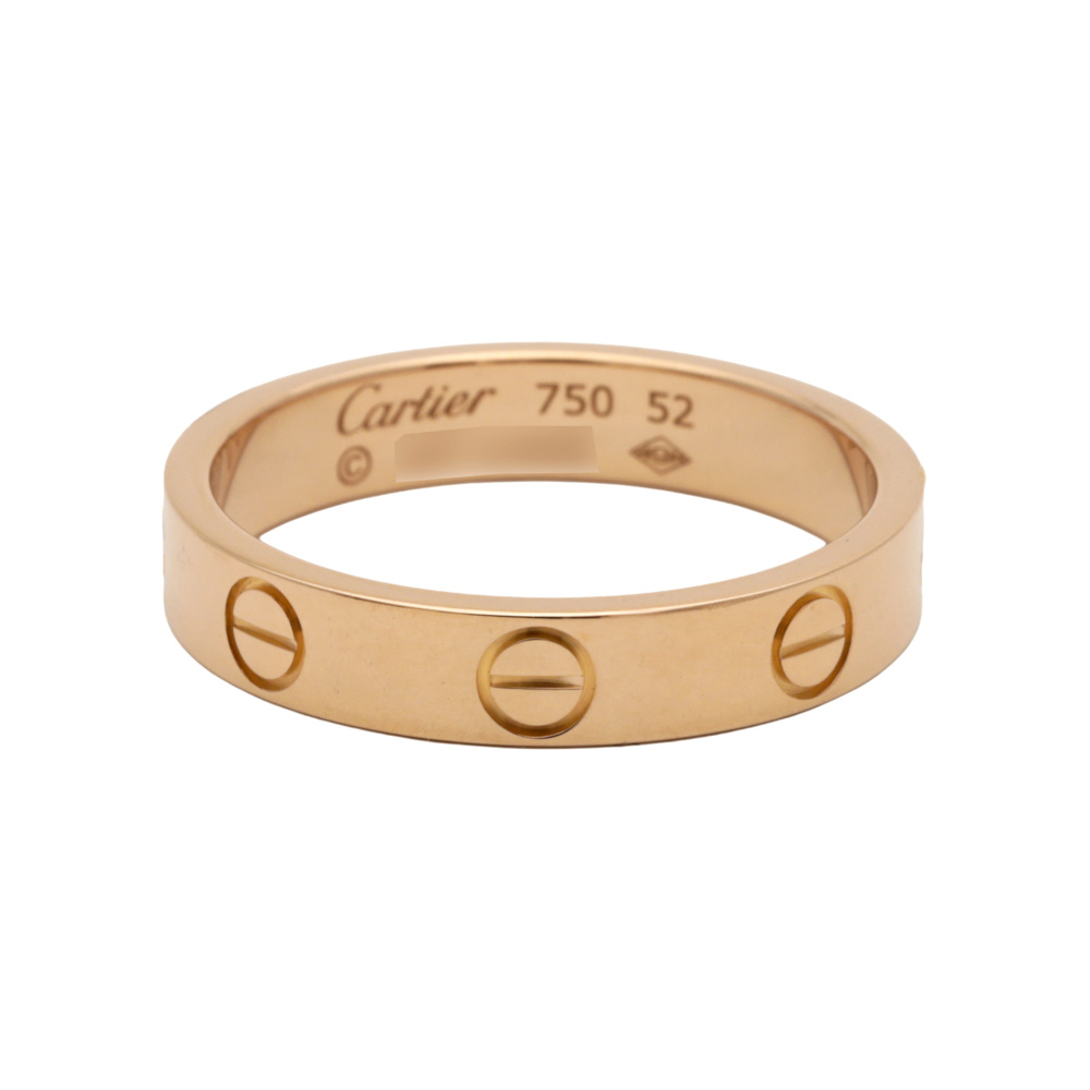 Cartier Love Ring 18K Rose Gold B4049700