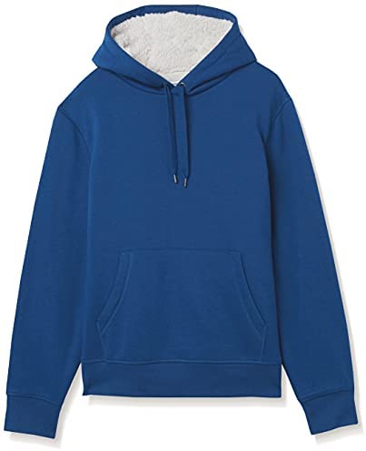 Men's Sherpa-Lined Pullover Hoodie Sweatshirt