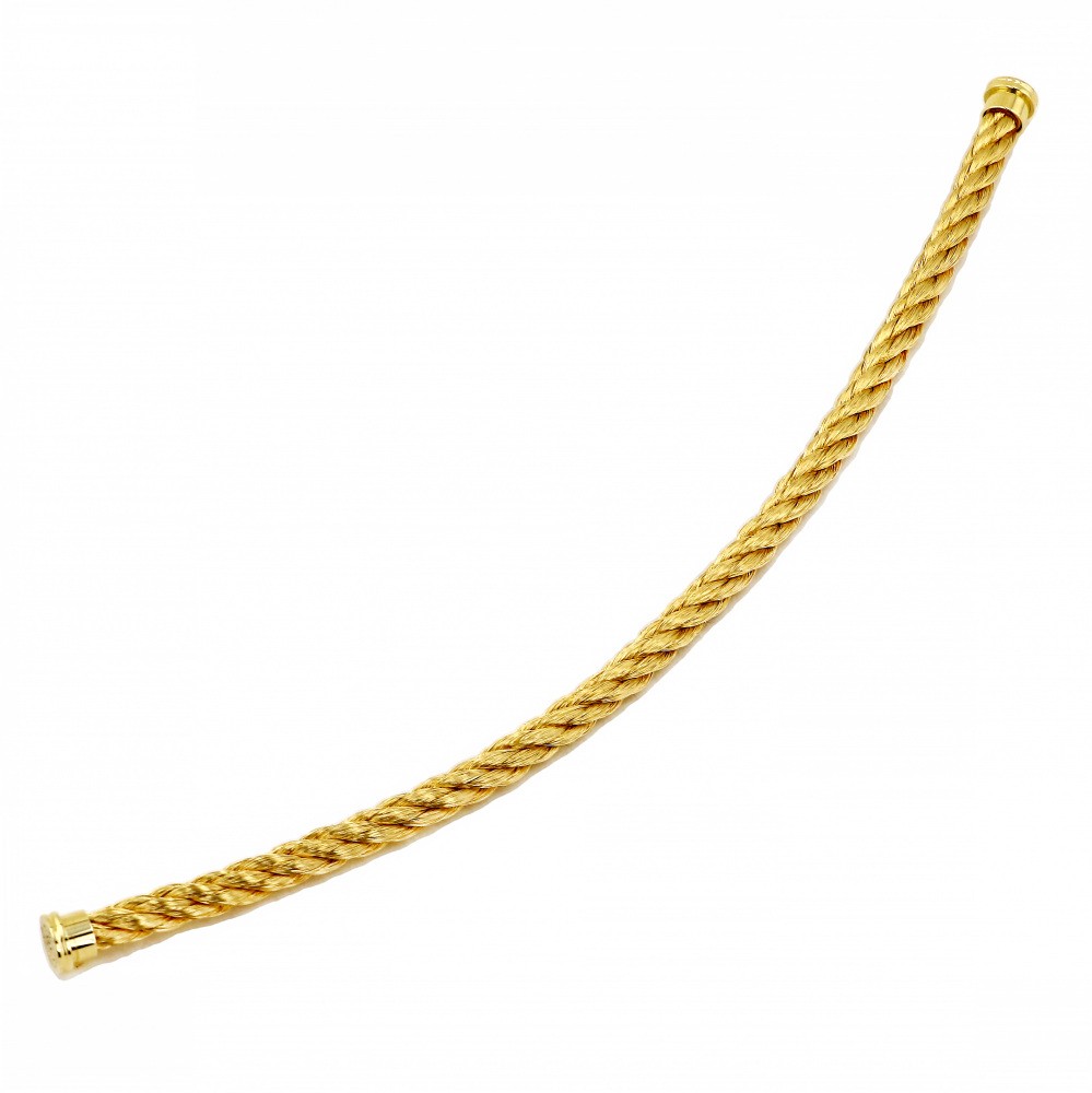 FRED Force 10 Yellow Gold Cable 17 Jewelry Parts Mens Accessory