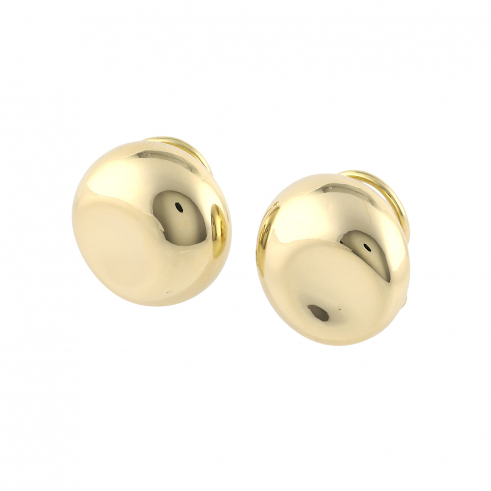 Tiffany & Co. Elsa Peretti Nugget Earrings 18K Yellow Gold