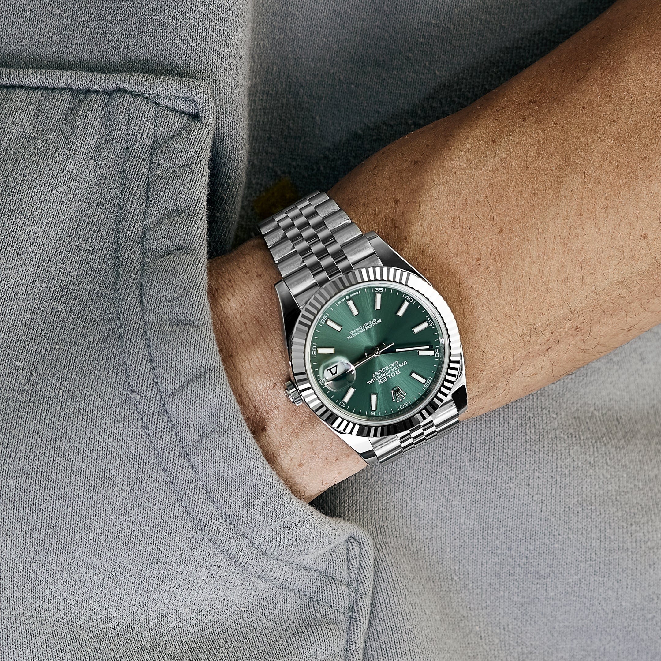 Rolex Datejust 41 126334 Stainless Steel Mint Green Dial Jubilee (2026)