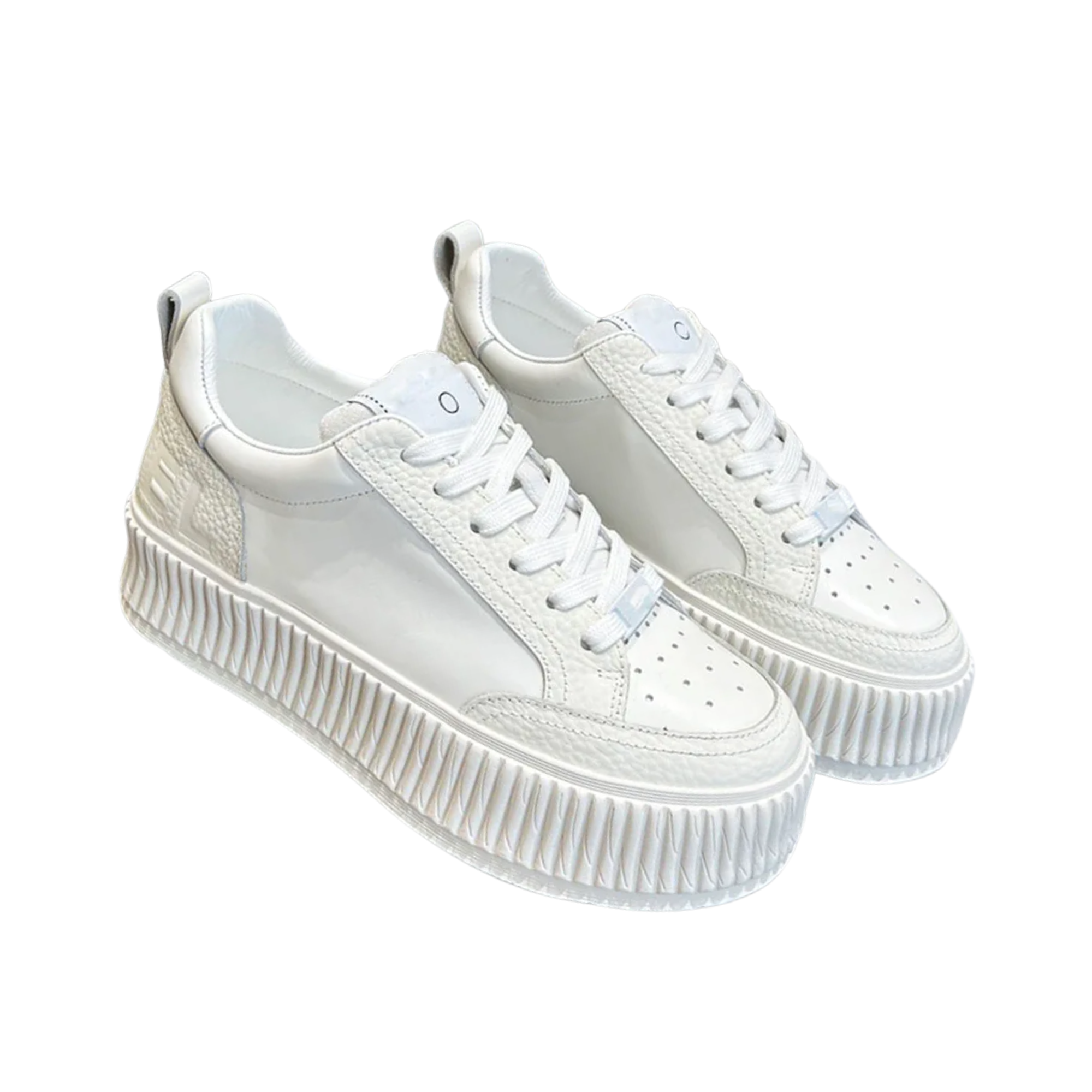 Chanel Winter Fur Sneakers White