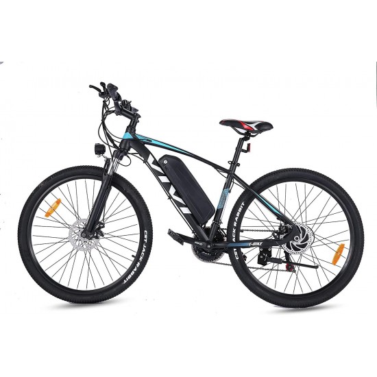 E-Bike 27.5 Inch Electric Mountain Bike with 350W Motor| 21 Speed Electric Bike| Dual Disc Brakes| Removable 10.4Ah Battery E-MTB Electric Bicycle for Adults