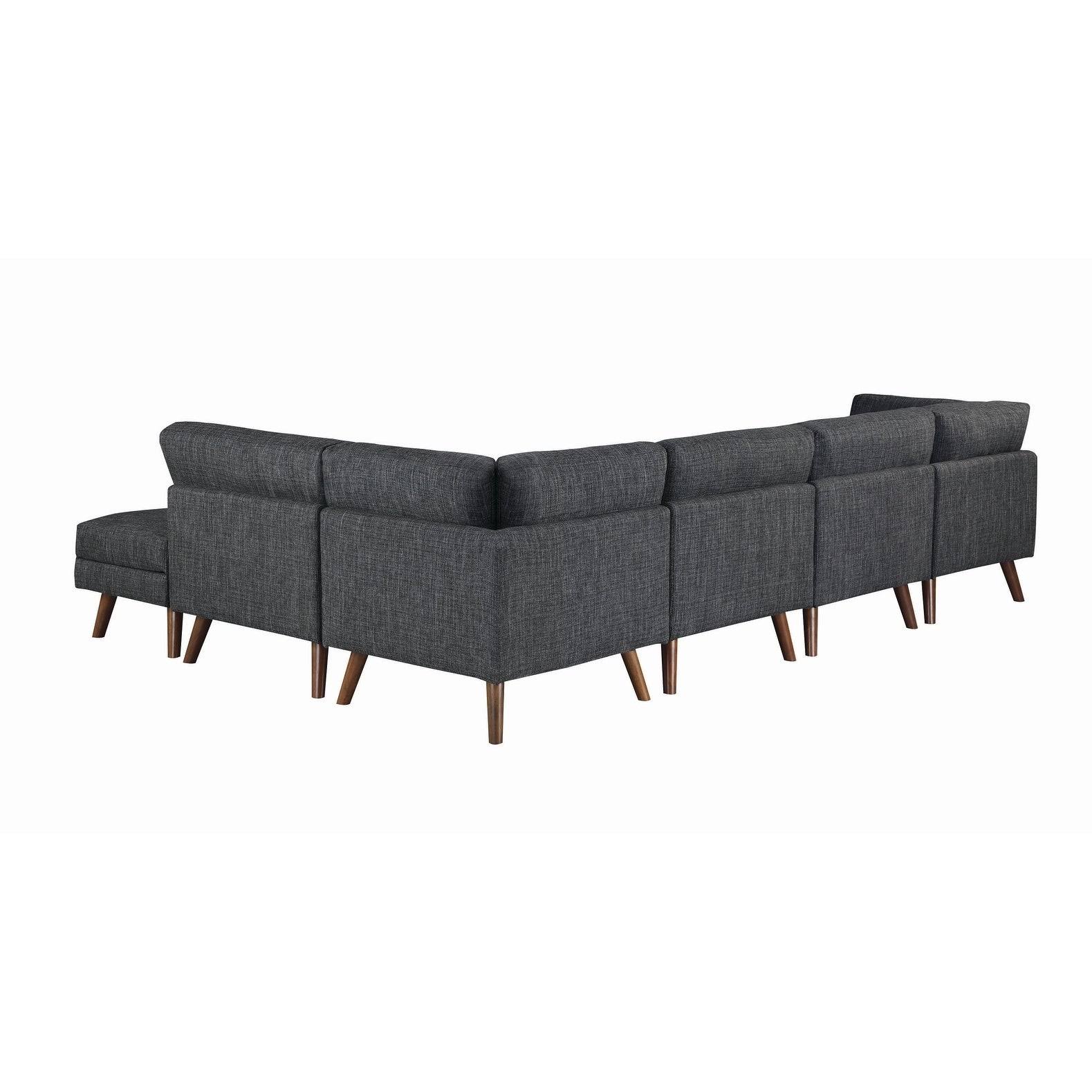 Coaster Churchill Dark Grey Rectangular Ottoman