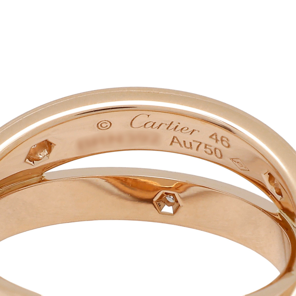 Cartier Be Love Ring 18K Rose Gold Diamond B4215600