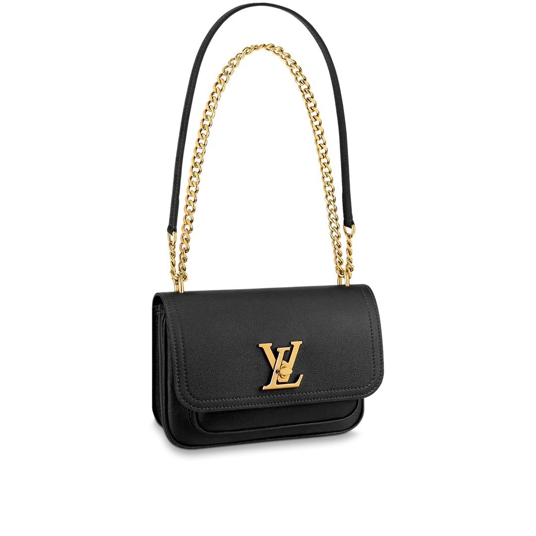 Louis Vuitton Lockme Chain 23Cm Black Bag