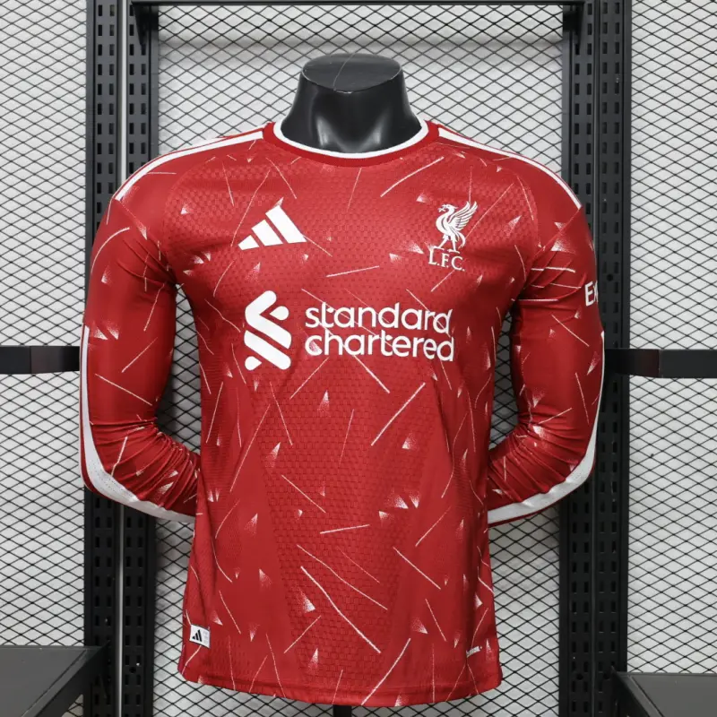 Player Version Liverpool 26/27 Home Jersey Long Sleeves S-3XL