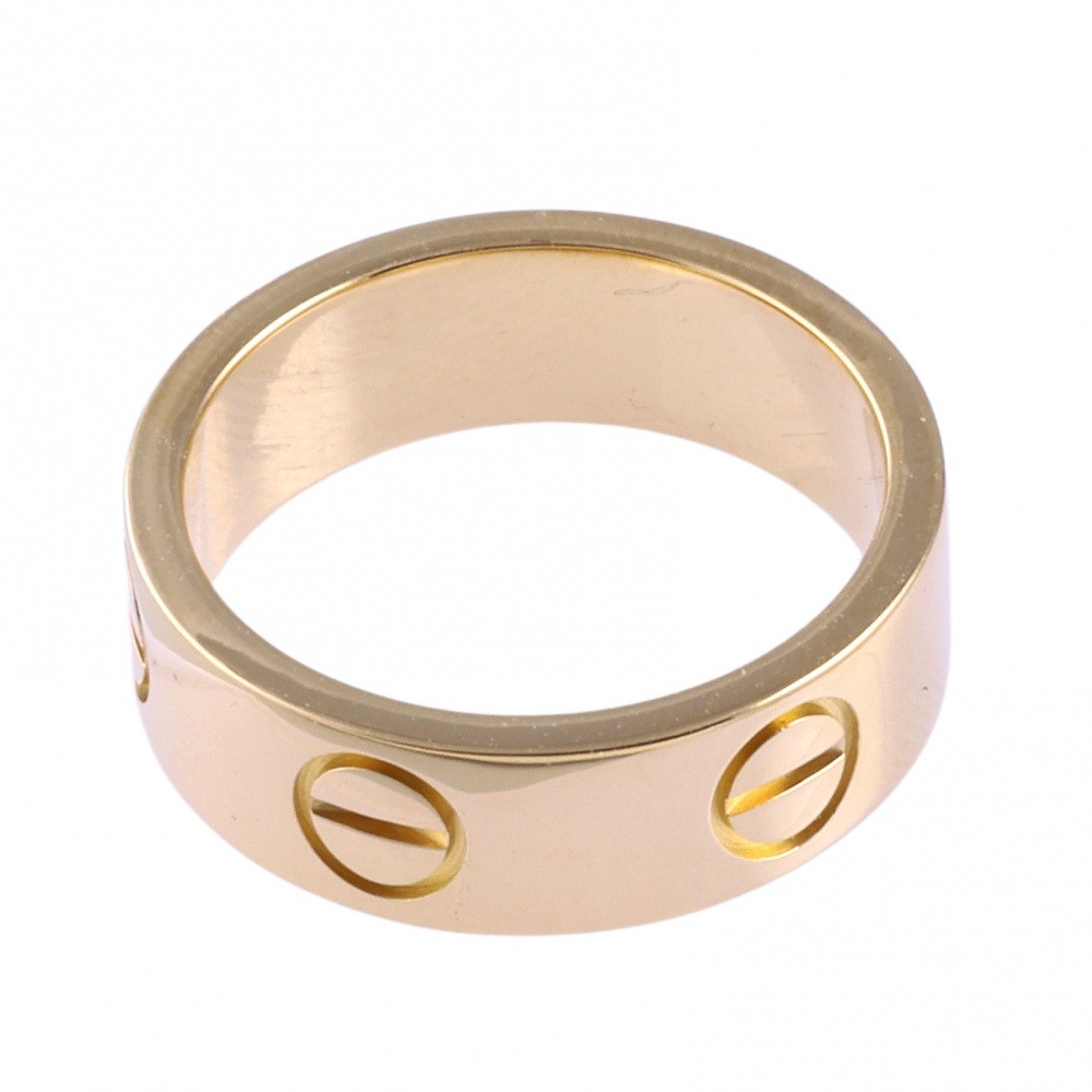 Cartier Love Half Diamond Ring 18K