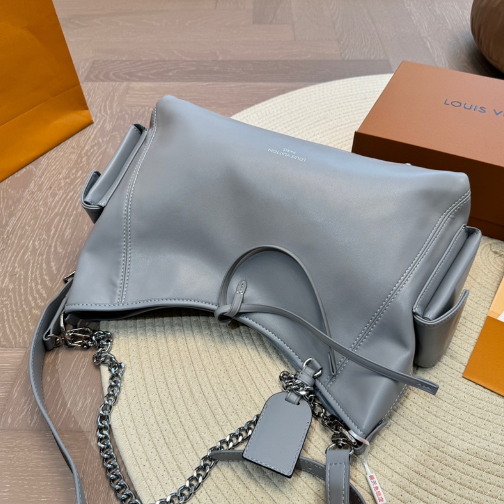 Louis Vuitton Carryall Dark Mm Gris Trianon 39cm/15.4in M12583