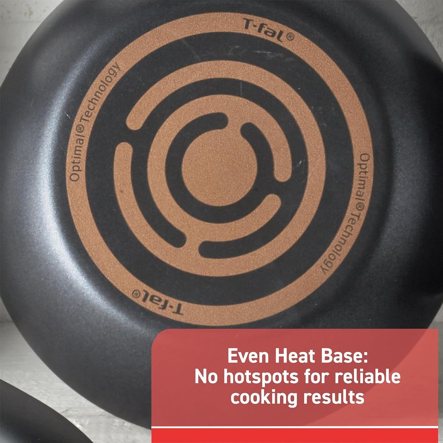 12-Piece Nonstick Cookware Set Thermo-Spot Heat Indicator PFOA-Free Black