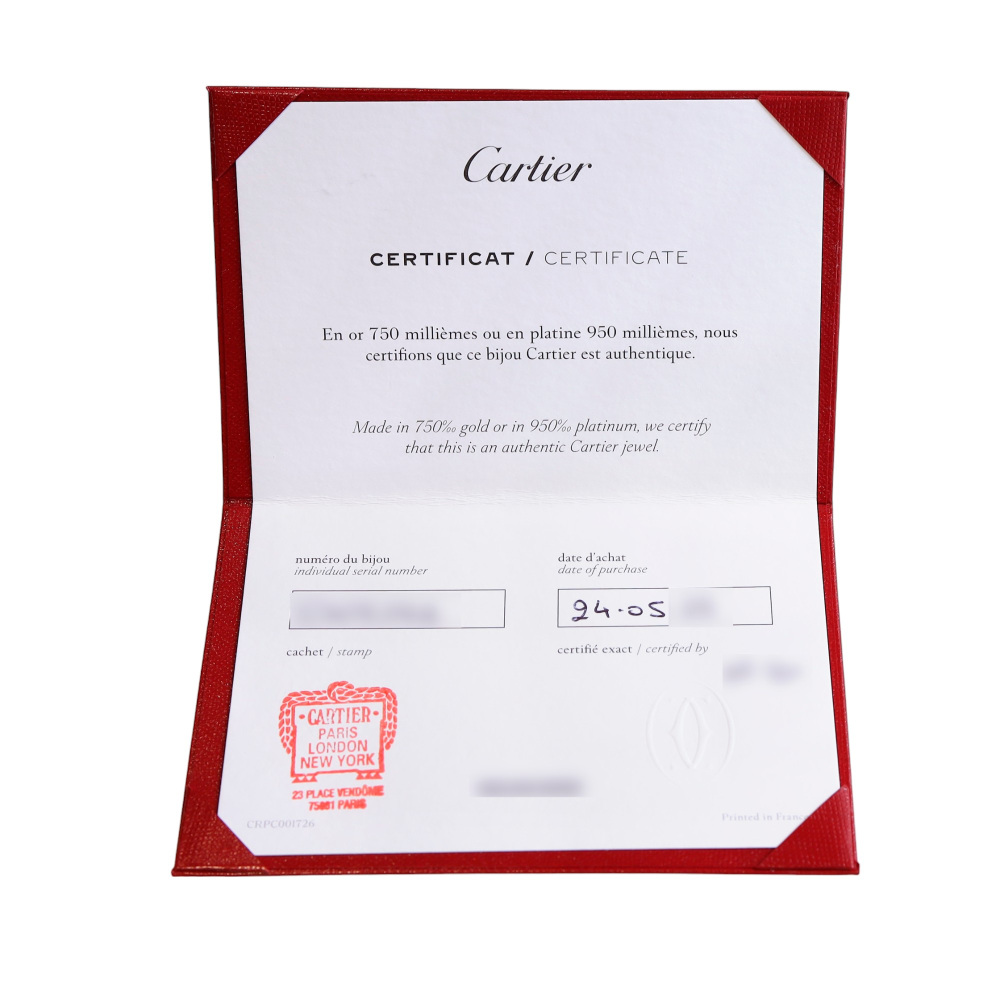 Cartier Love Ring 18K Yellow Gold Diamond B4218000