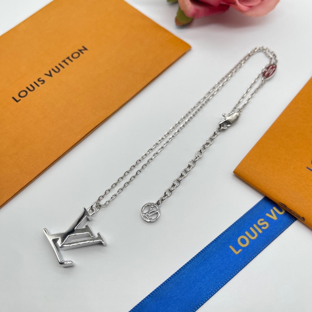 Louis Vuitton Silver Necklace