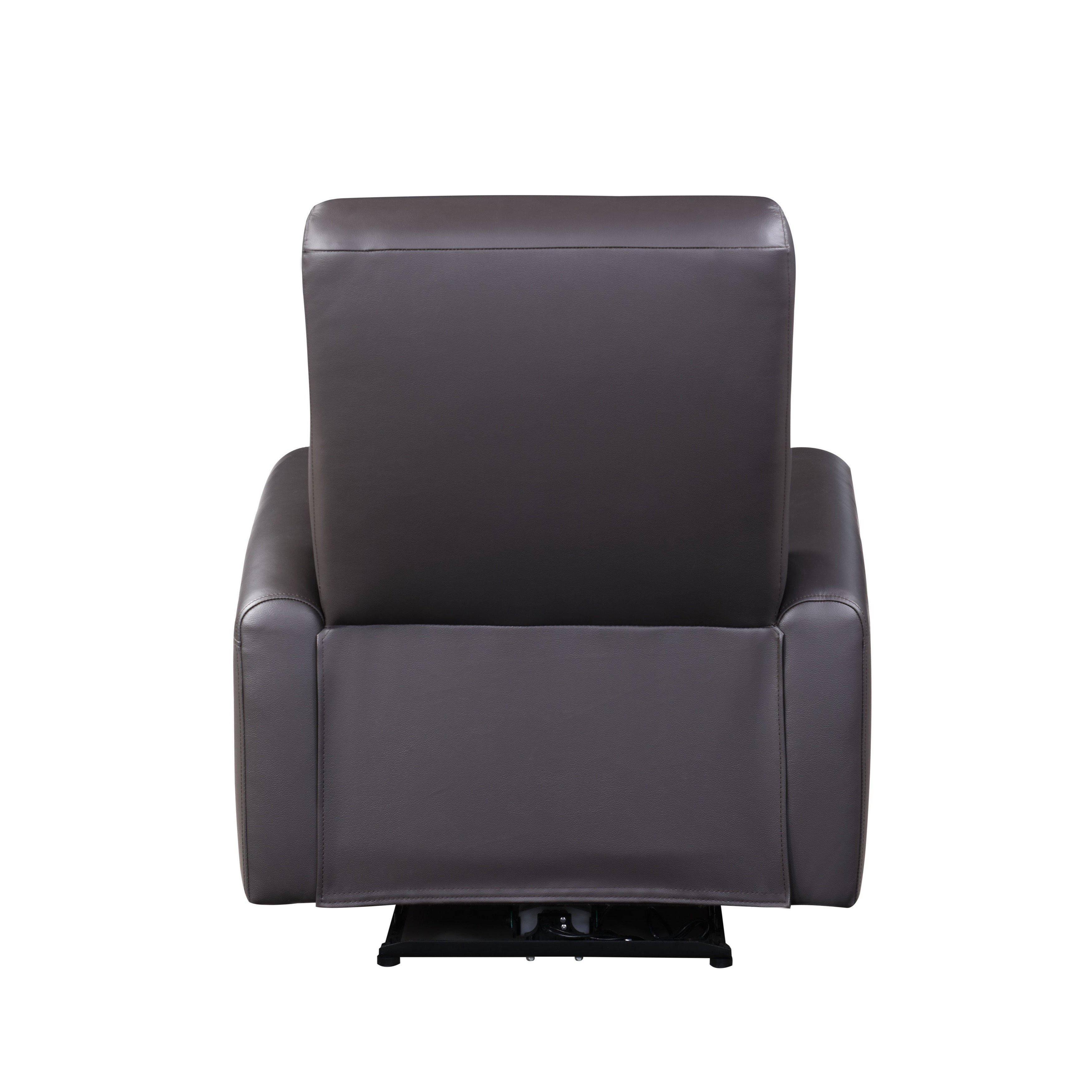Acme Blane Power Motion Recliner, Brown Top Grain Leather Match