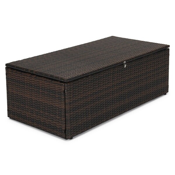5piece Wicker Patio Conversation Furniture Set