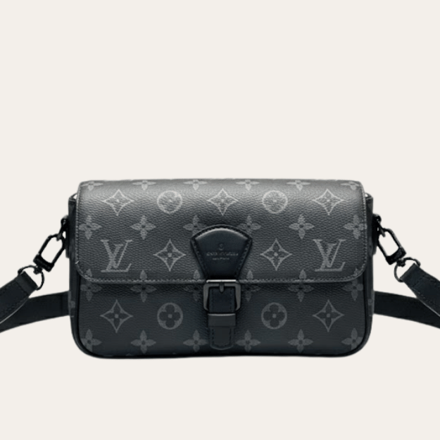 Louis Vuitton S-Cape Messenger Monogram Empreinte Black 9 Inches