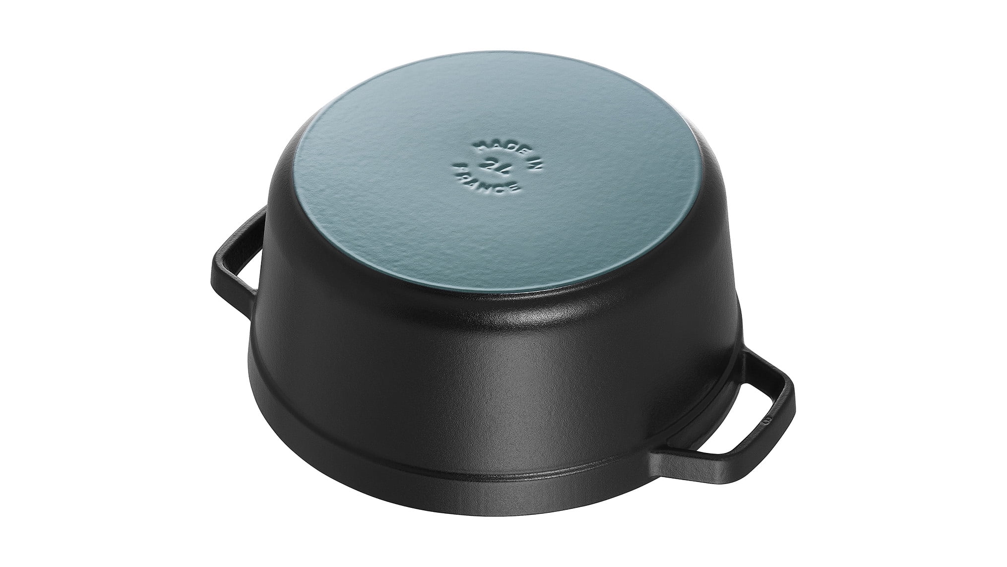 Staub Cast Iron 13.25-qt Round Cocotte - Matte Black