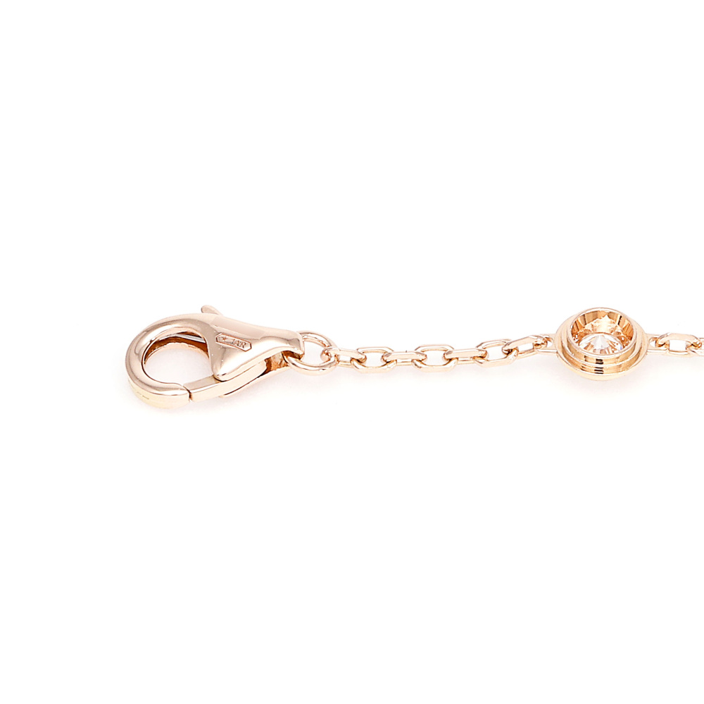 Cartier Damour (diamant Leger) 7P Diamond Bracelet 18K Rose Gold B6002900