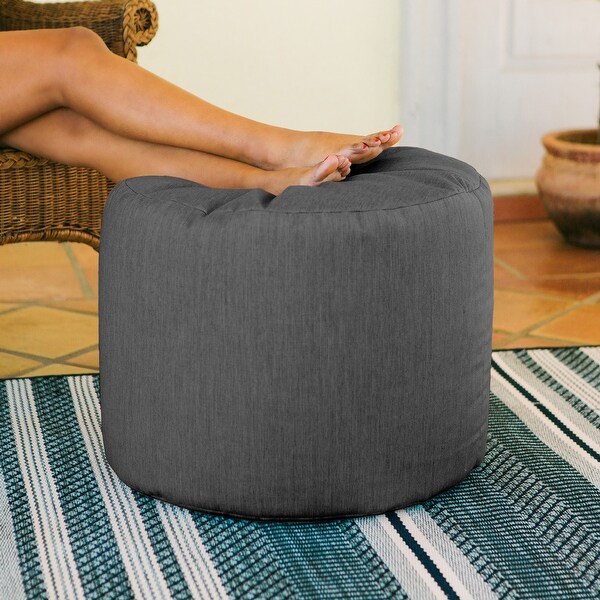 Jaxx Sunbrella Patio Bean Bag Pouf Ottoman