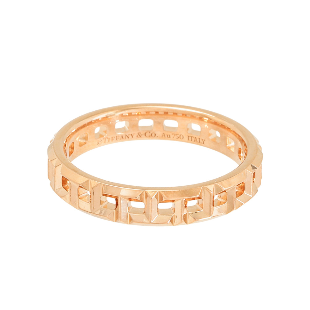 Tiffany & Co. Tiffany T Ring 18K Rose Gold 63065153