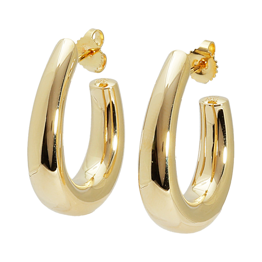 Tiffany & Co. Tiffany Hoop K18YG Yellow Gold Earrings