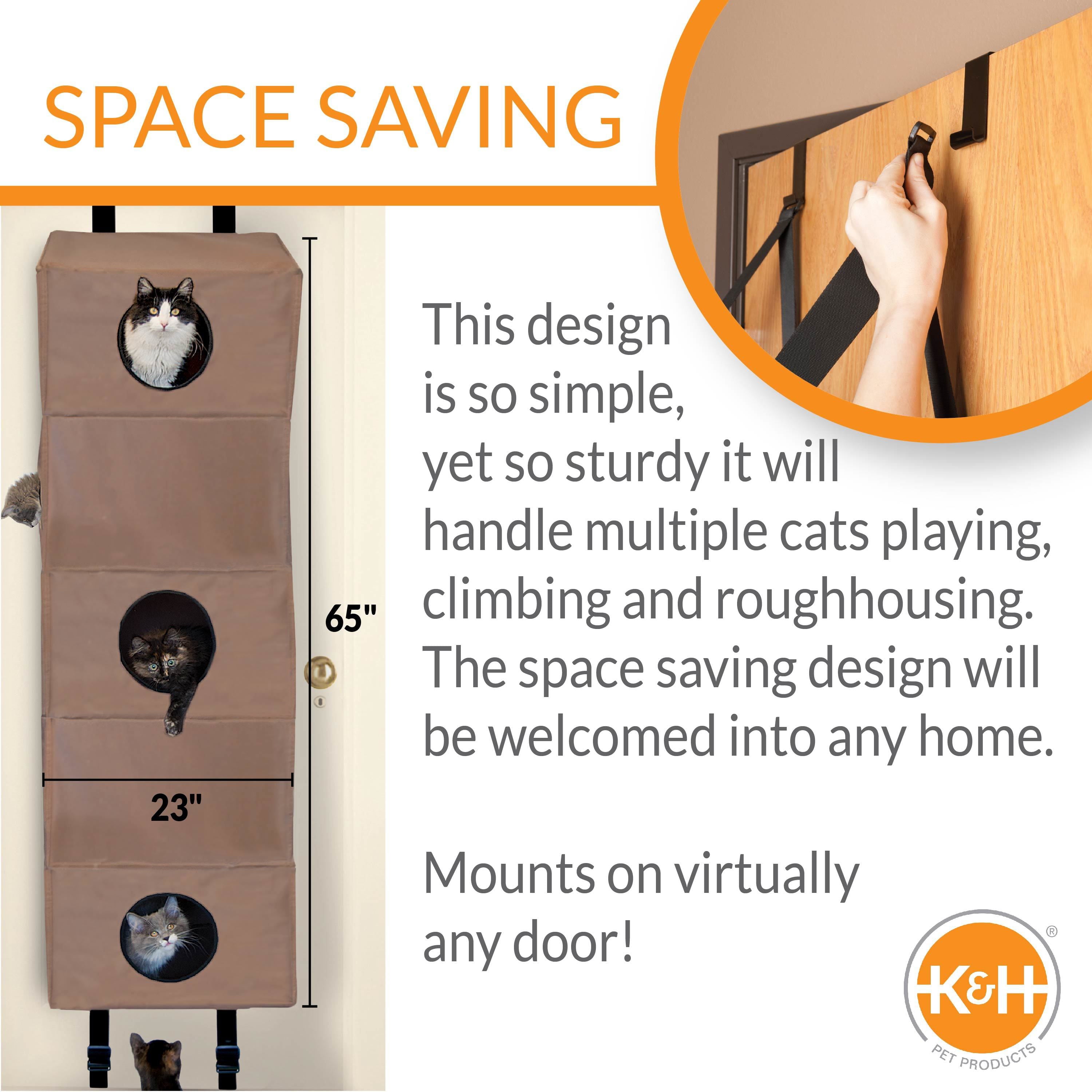 KandH Pet Products Hangin' Cat Condo, Large, Brown
