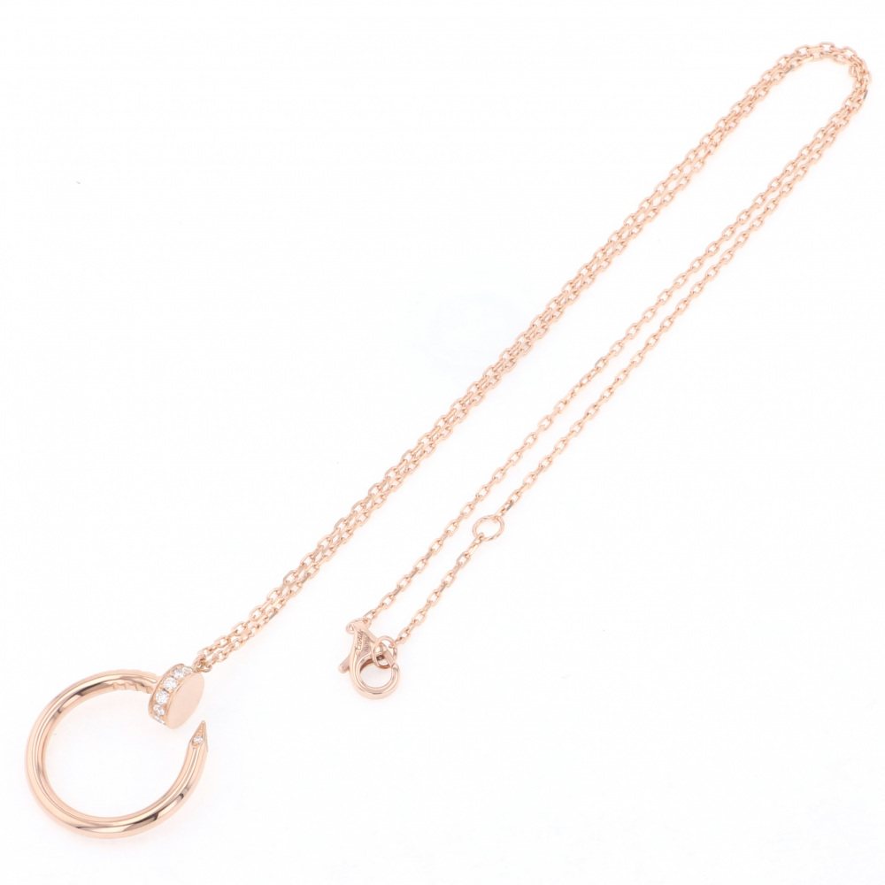 Cartier Juste un Clou Diamond Necklace 18K Rose Gold