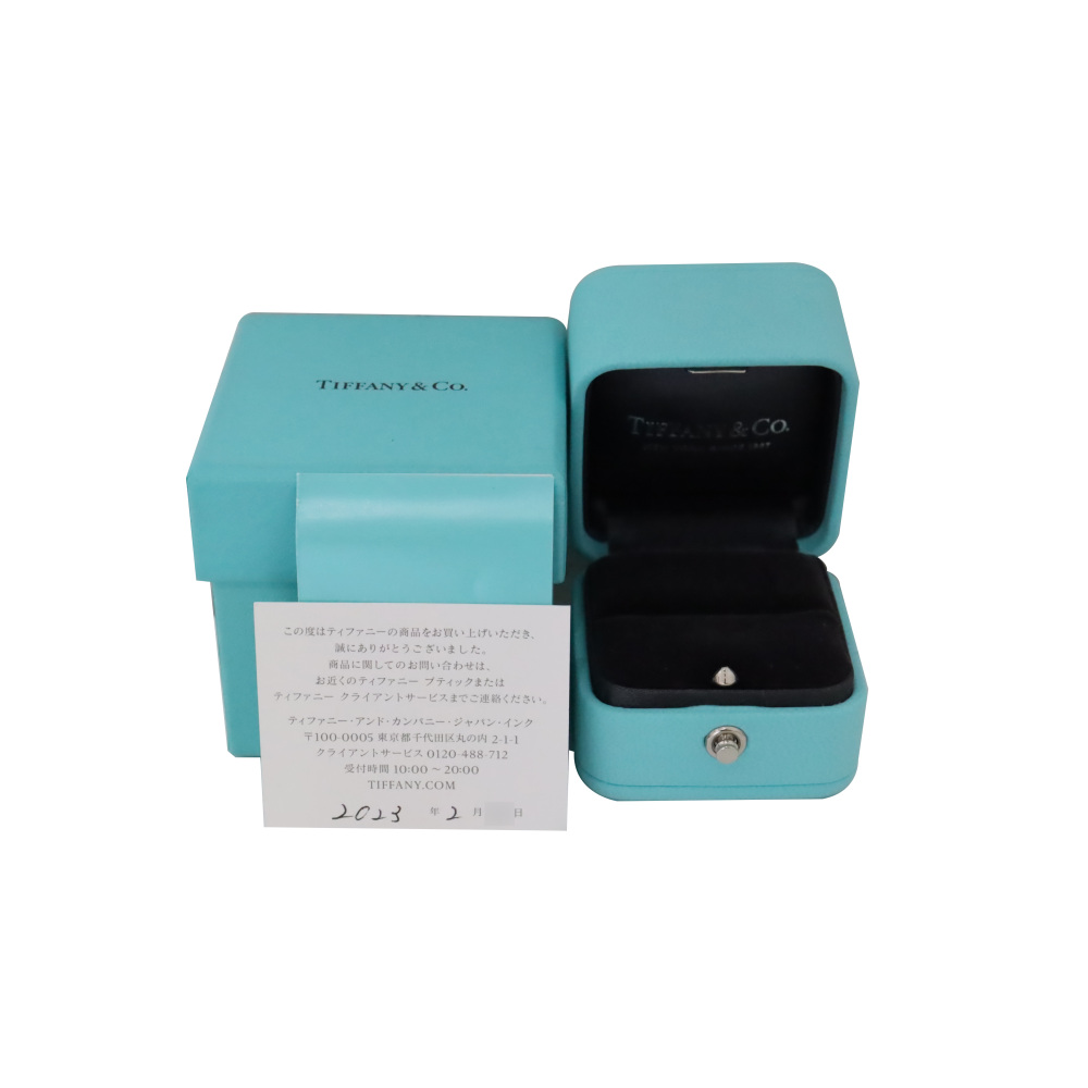 Tiffany & Co. Hardware Ring 18K White Gold Diamond 72671465