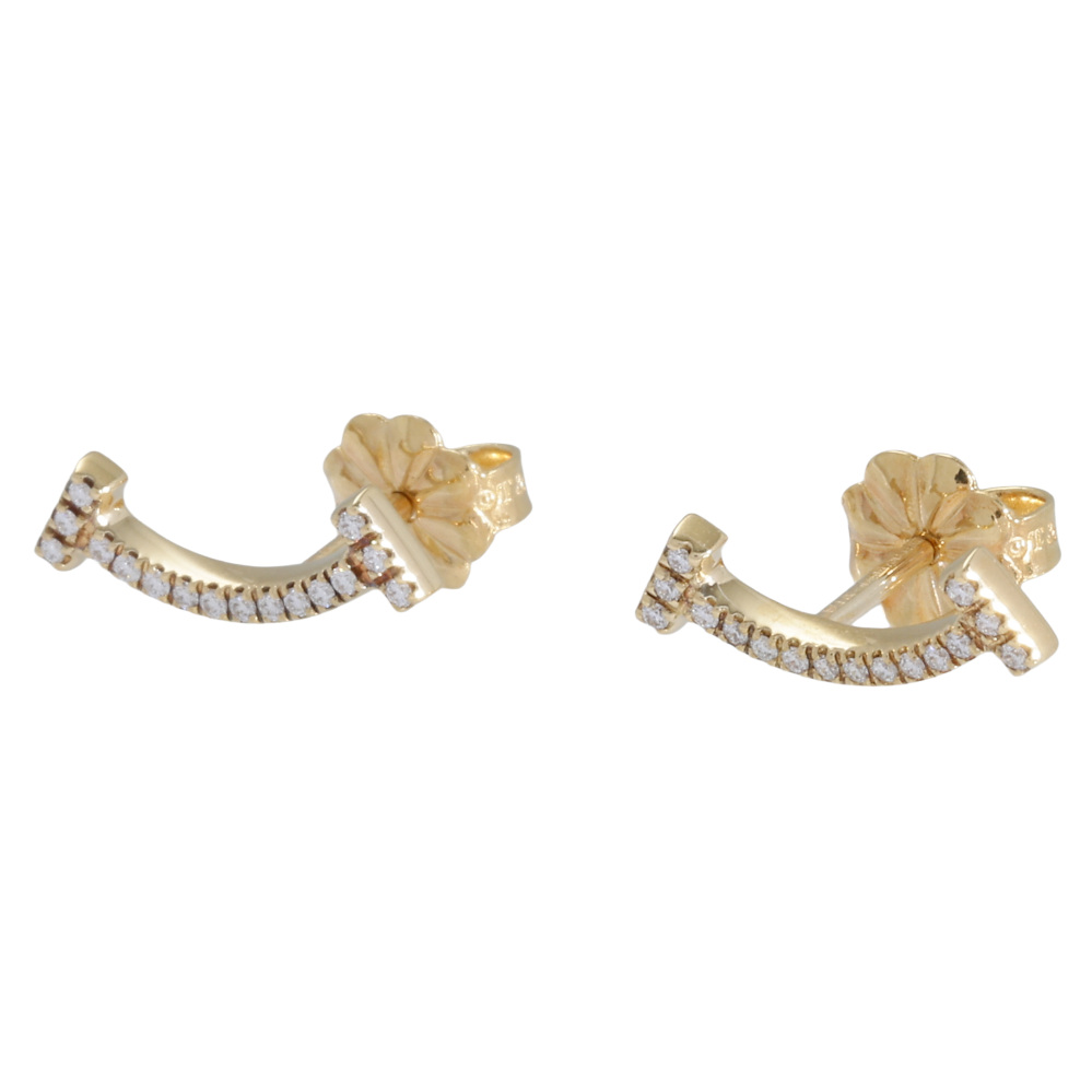 Tiffany & Co. Tiffany T Smile Earrings 18K Yellow Gold 60150725